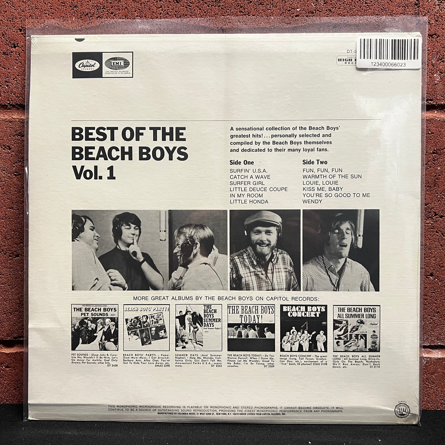 Used Vinyl: The Beach Boys "Best Of" LP (Sealed)