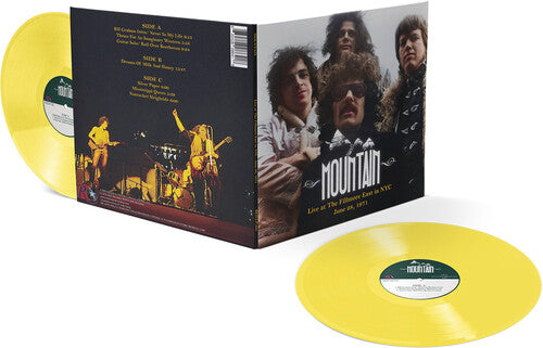 PRE-ORDER: Mountain "Live at the Fillmore East in NYC June 28, 1971" 2xLP (Limited Edition Yellow Vinyl)