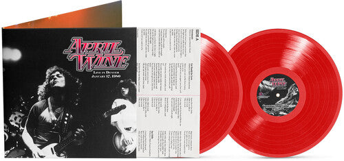 PRE-ORDER: April Wine "Live in Denver - January 17, 1980" 2xLP (Limited Edition Red Vinyl)