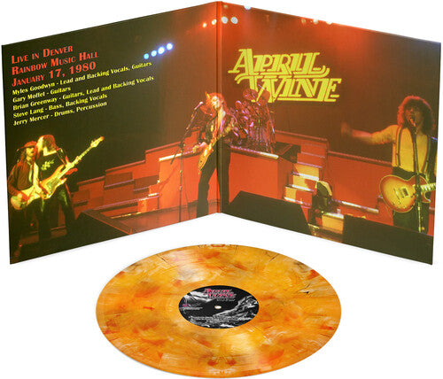 PRE-ORDER: April Wine "Live in Denver - January 17, 1980" 2xLP (Orange Marbled Vinyl)