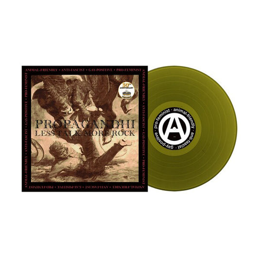 PRE-ORDER: Propagandhi "Less Talk, More Rock" LP (Olive Green Color Vinyl)