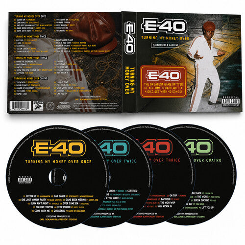 PRE-ORDER: E-40 "Turning My Money Over" 4xCD