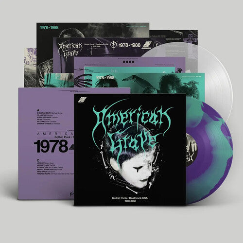 PRE-ORDER: V/A "American Grave: Gothic Punk & Death Rock USA" 2xLP (Indie Exclusive Color Vinyl)