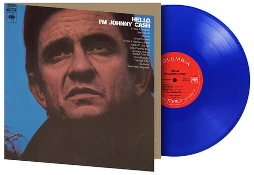 PRE-ORDER: Johnny Cash "Hello, I'm Johnny Cash" LP (Limited Edition 180g Blue Vinyl)