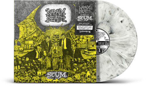 PRE-ORDER: Napalm Death "Scum (40th Anniversary)" LP (Indie Exclusive Black and White Marble Vinyl)