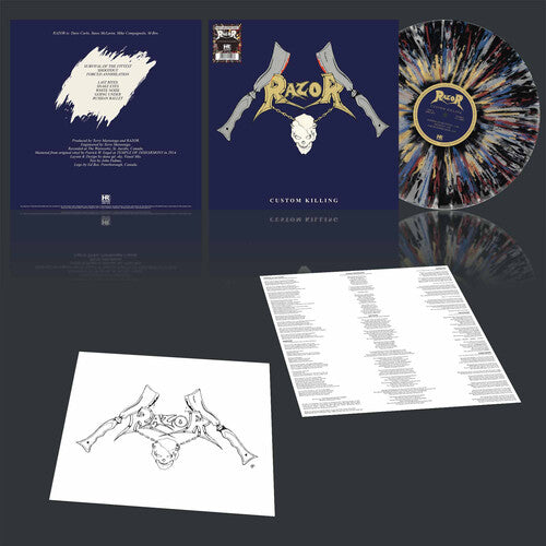 PRE-ORDER: Razor "Custom Killing" LP (Splatter Vinyl)