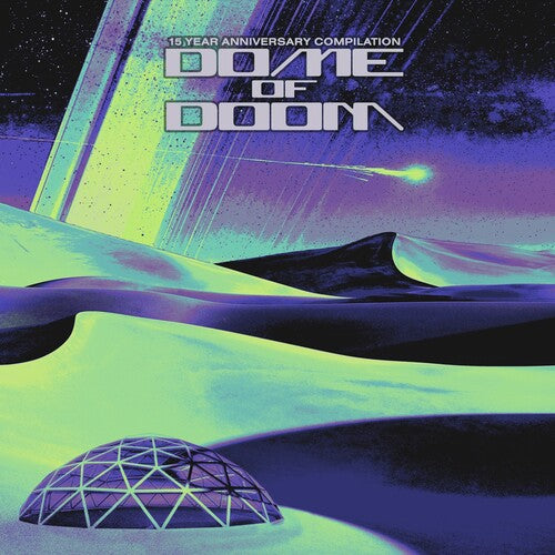 PRE-ORDER: V/A "Dome of Doom Records (15 Year Anniversary Compilation)" 2xLP (Purple & Green Clear Vinyl)