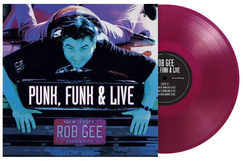 PRE-ORDER: Rob Gee "Punk Funk & Live (30th Anniversary)" LP (Limited Edition 140g Translucent Purple Vinyl) [Import]