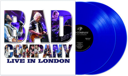 PRE-ORDER: Bad Company "Live in London" 2xLP (Blue Vinyl)