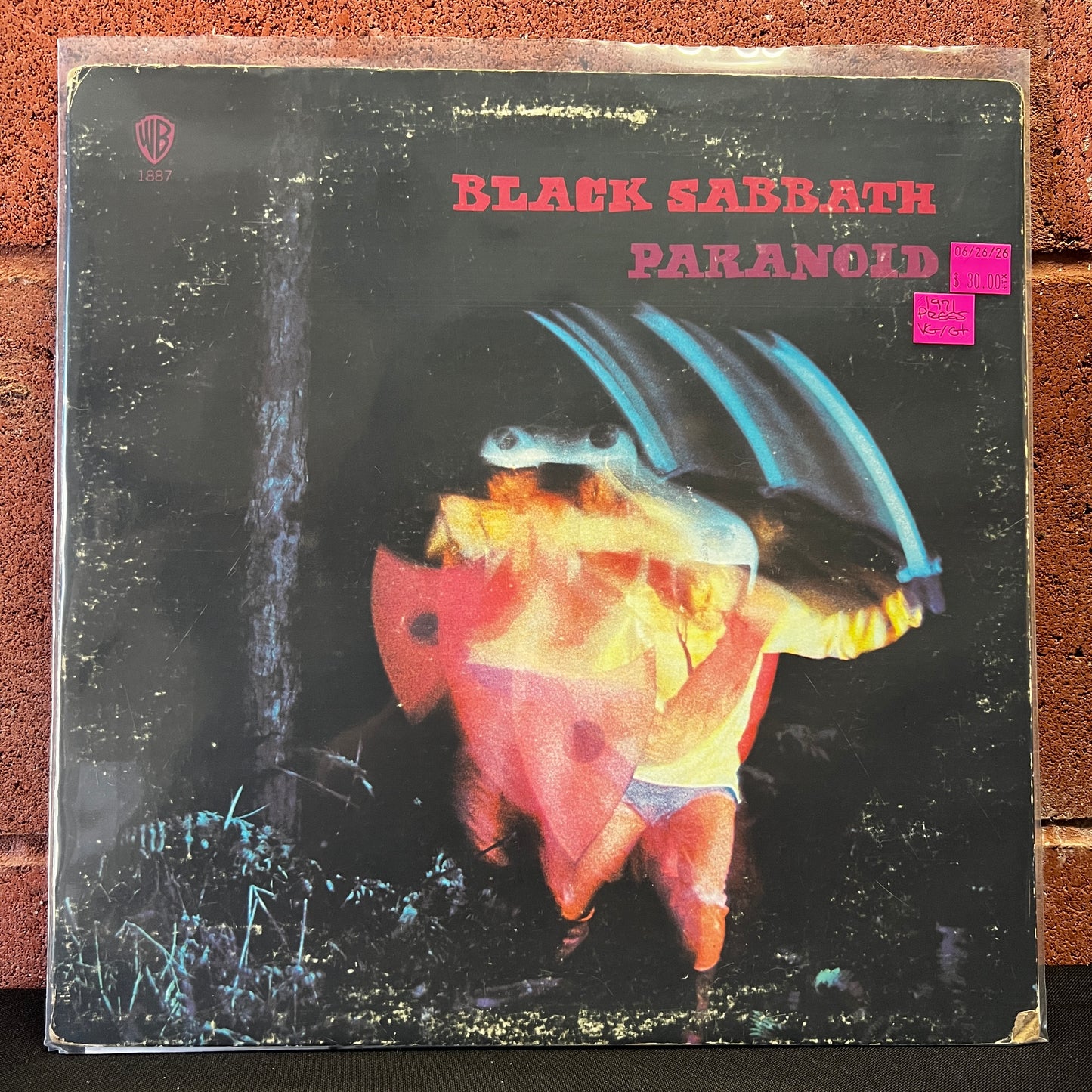 Used Vinyl: Black Sabbath ‎"Paranoid" LP (1971 Press)