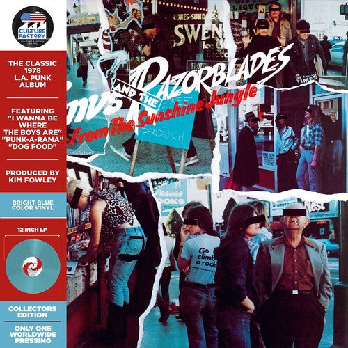 PRE-ORDER: Venus & The Razorblades "Songs From the Sunshine Jungle" LP (Limited Edition Blue Vinyl)