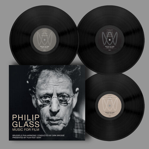 PRE-ORDER: Philip Glass "Music For Film: Performed By Brussels Philharmonic" 3xLP [Import]