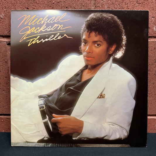 Used Vinyl: Michael Jackson Thriller "Thriller" LP (Misprint, Side 1 label has no text)
