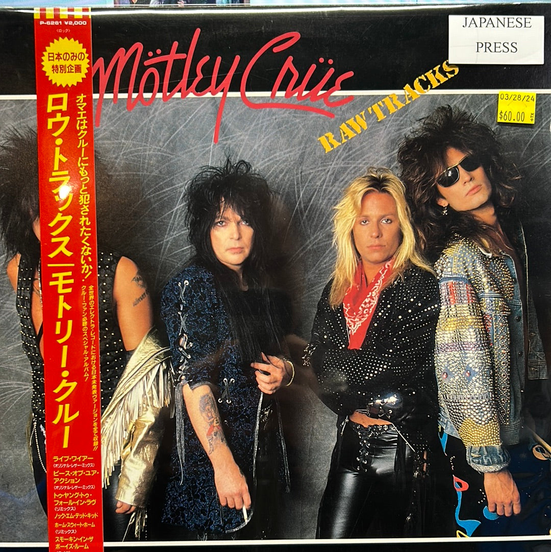 Used Vinyl:  Motley Crue "Raw Tracks" 12" (Japanese Press)