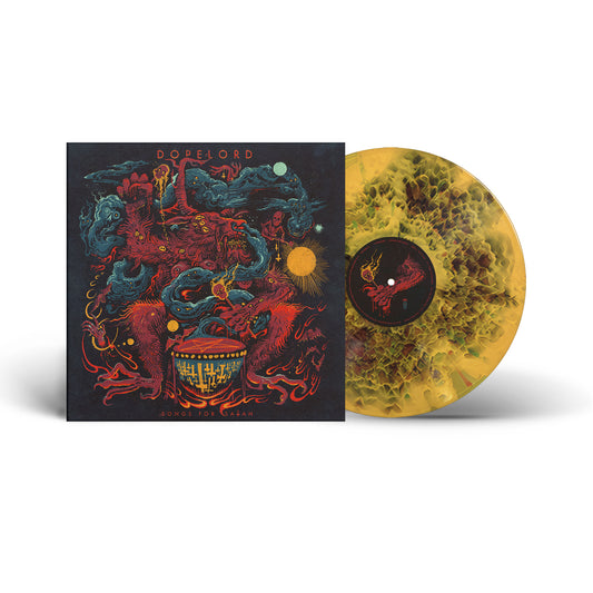 PRE-ORDER: Dopelord "Songs For Satan" LP (Yellow/Black Cloudburst Vinyl)