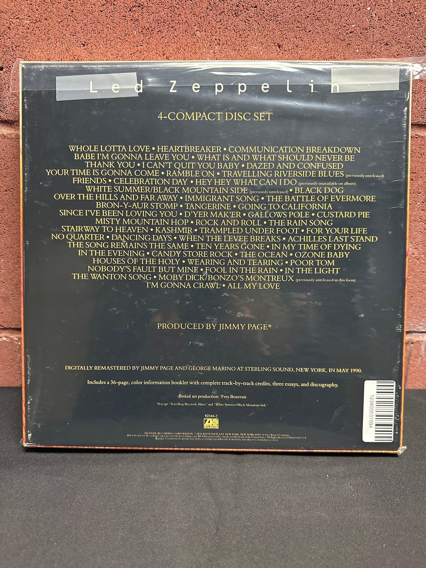 Used Vinyl:  Led Zeppelin ”Led Zeppelin” 4xCD + Box