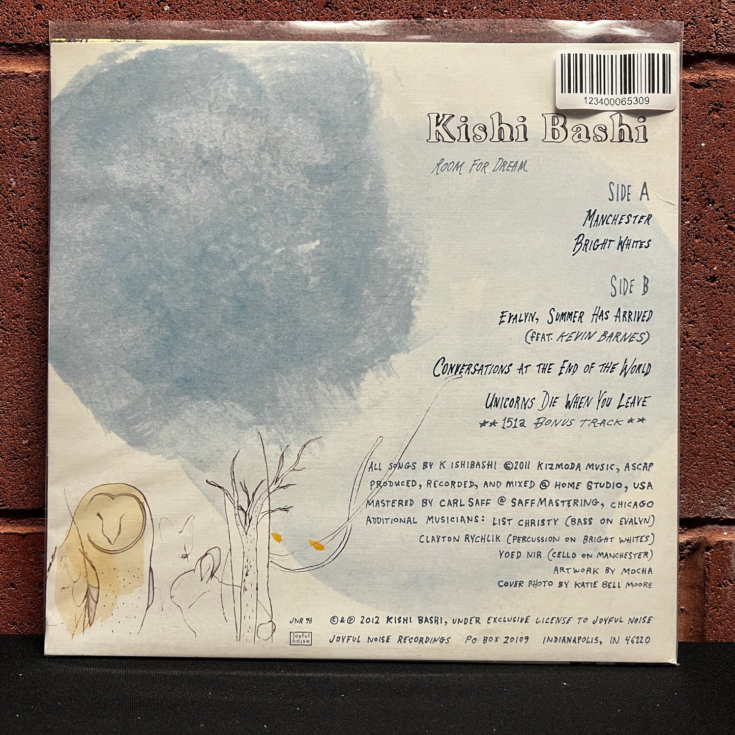 Used Vinyl: Kishi Bashi "Room For Dream" 10" (2017 Press - Clear Vinyl)