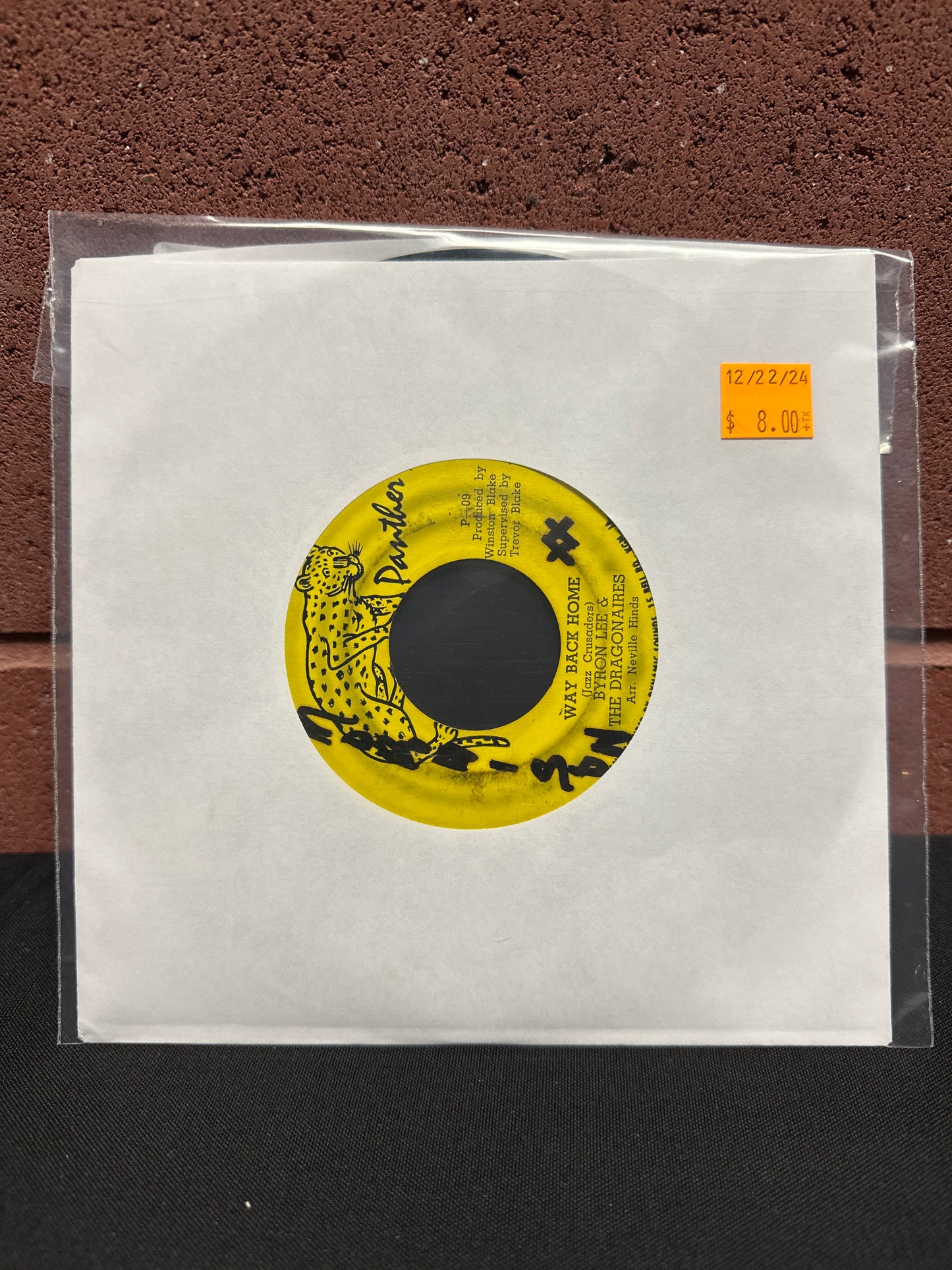 Used Vinyl:  Byron Lee And The Dragonaires ”Way Back Home / Way Back Home (Version)” 7"