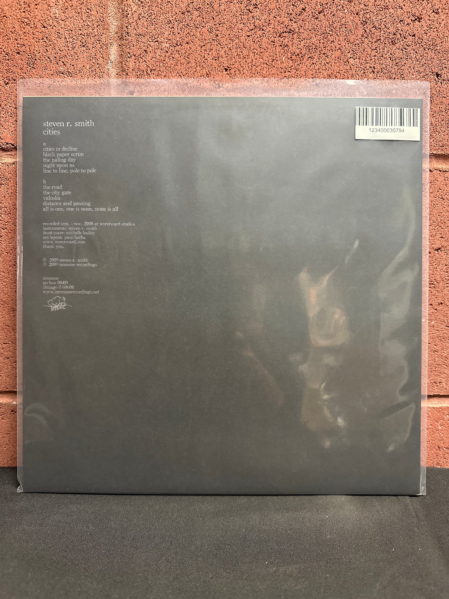 Used Vinyl:  Steven R. Smith ”Cities” LP