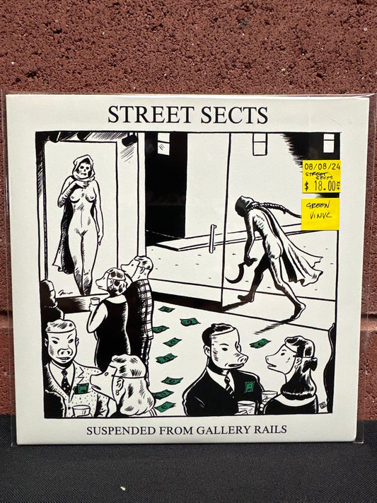 Used Vinyl:  Street Sects ”Gentrification IV: Suspended From Gallery Rails” 7" (Green vinyl)