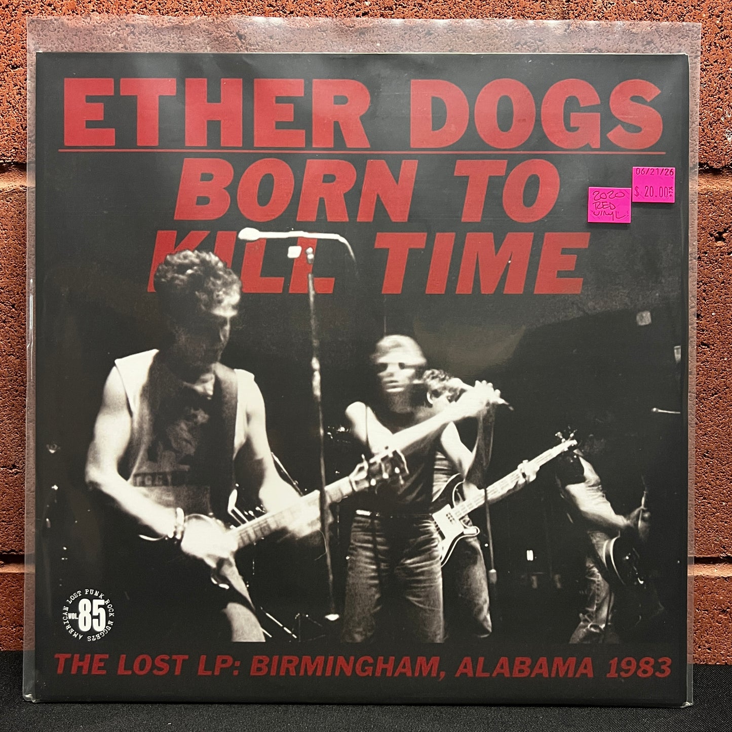 Used Vinyl: Ether Dogs ‎"Born To Kill Time" LP (2020 Press - Red Vinyl)