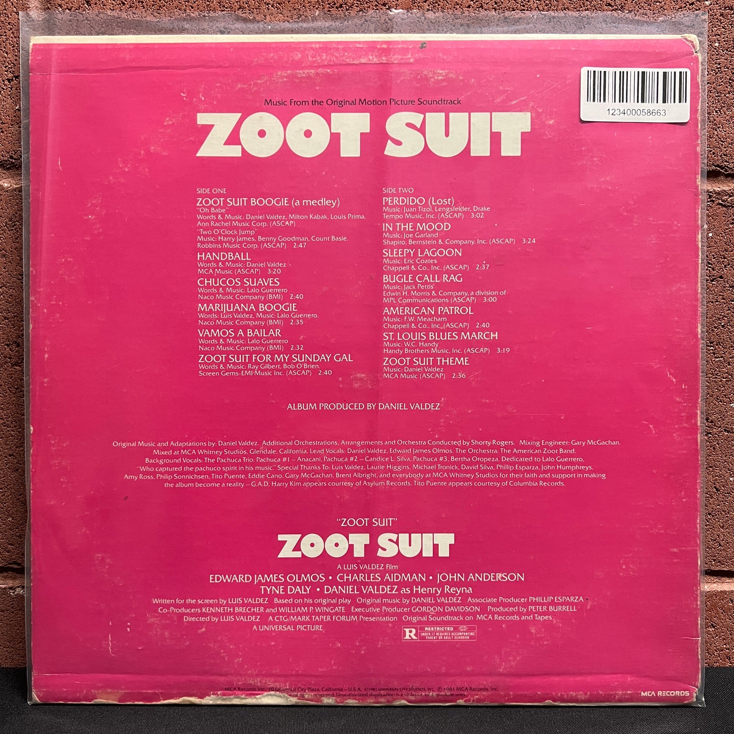 Used Vinyl: V/A "Zoot Suit (Music From The Original Motion Picture)" LP
