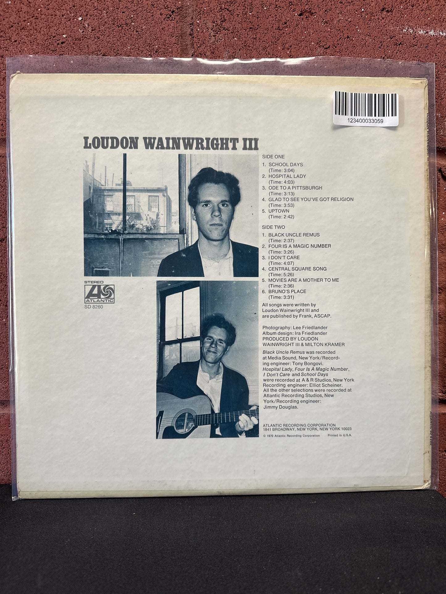 Used Vinyl:  Loudon Wainwright III ”Loudon Wainwright III” LP