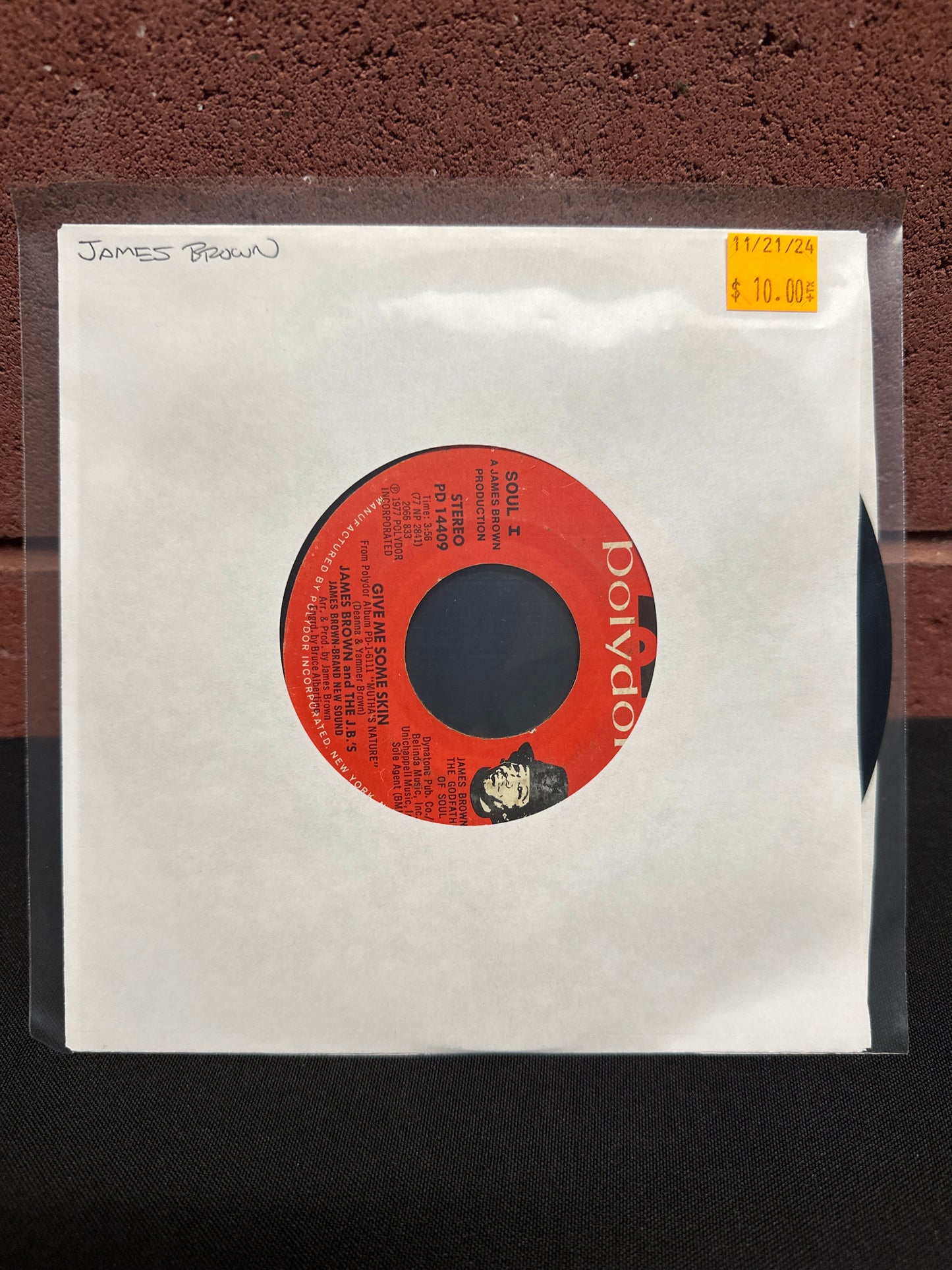 Used Vinyl: James Brown & The J.B.'s "Give Me Some Skin / People Wake Up And Live" 7"