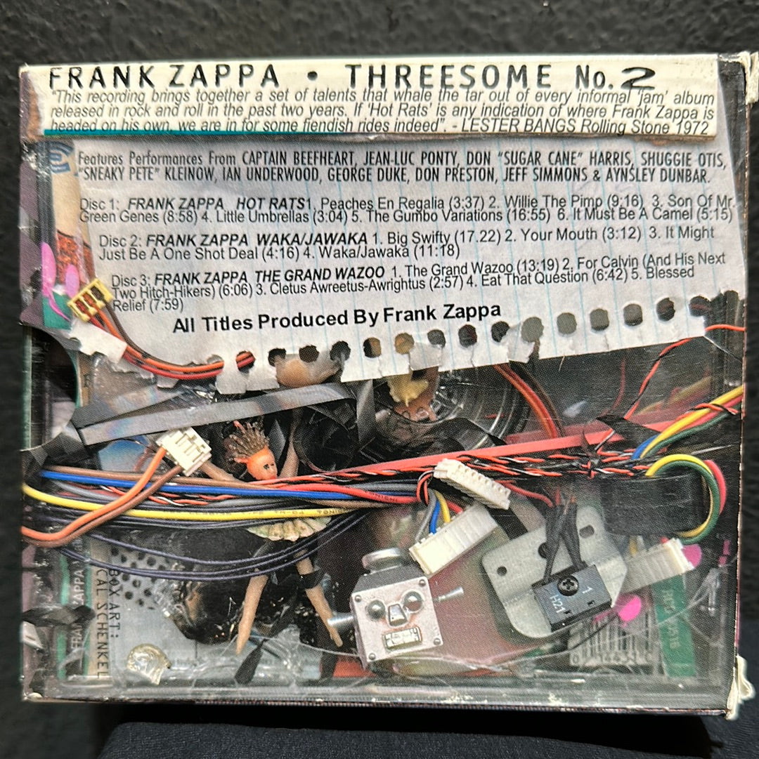 USED DISC: Frank Zappa "Threesome No. 2" 3xCD Boxset