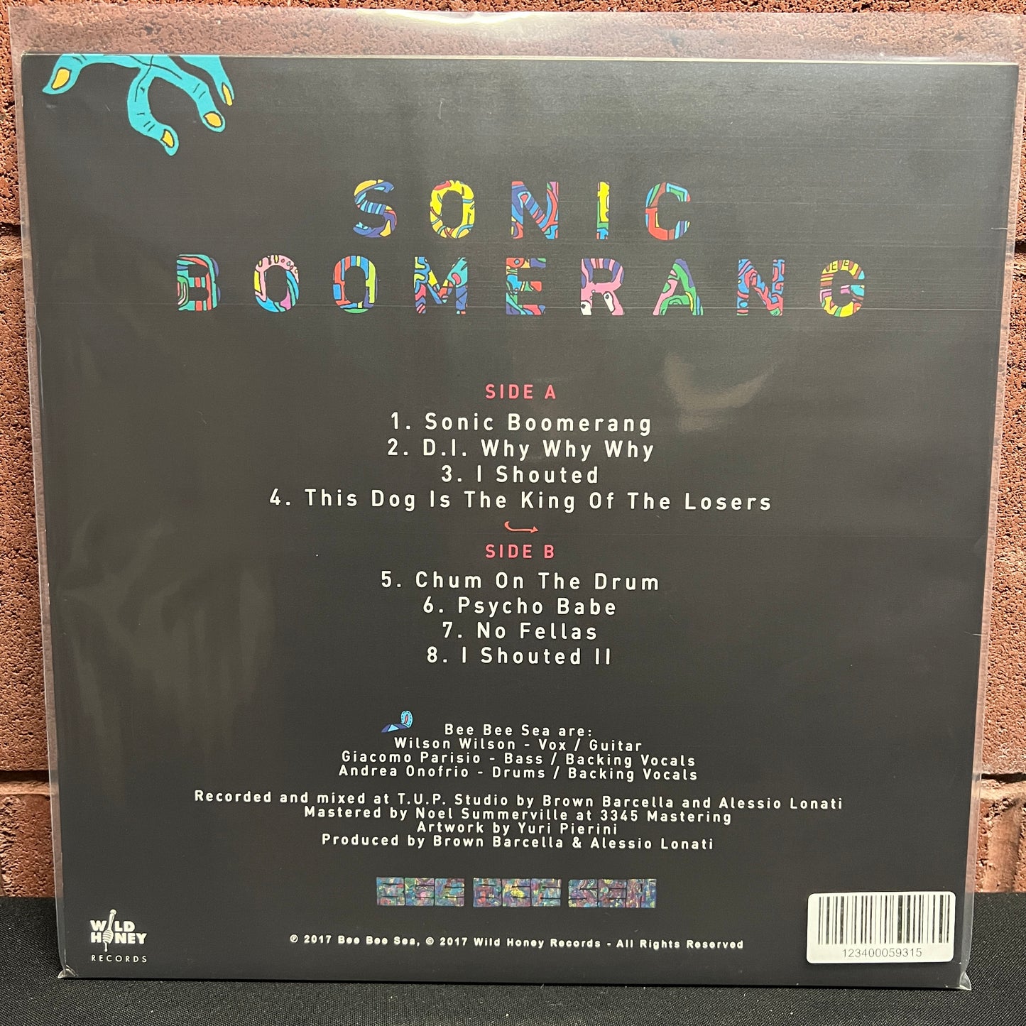 Used Vinyl: Bee Bee Sea "Sonic Boomerang" LP (Blue Vinyl)