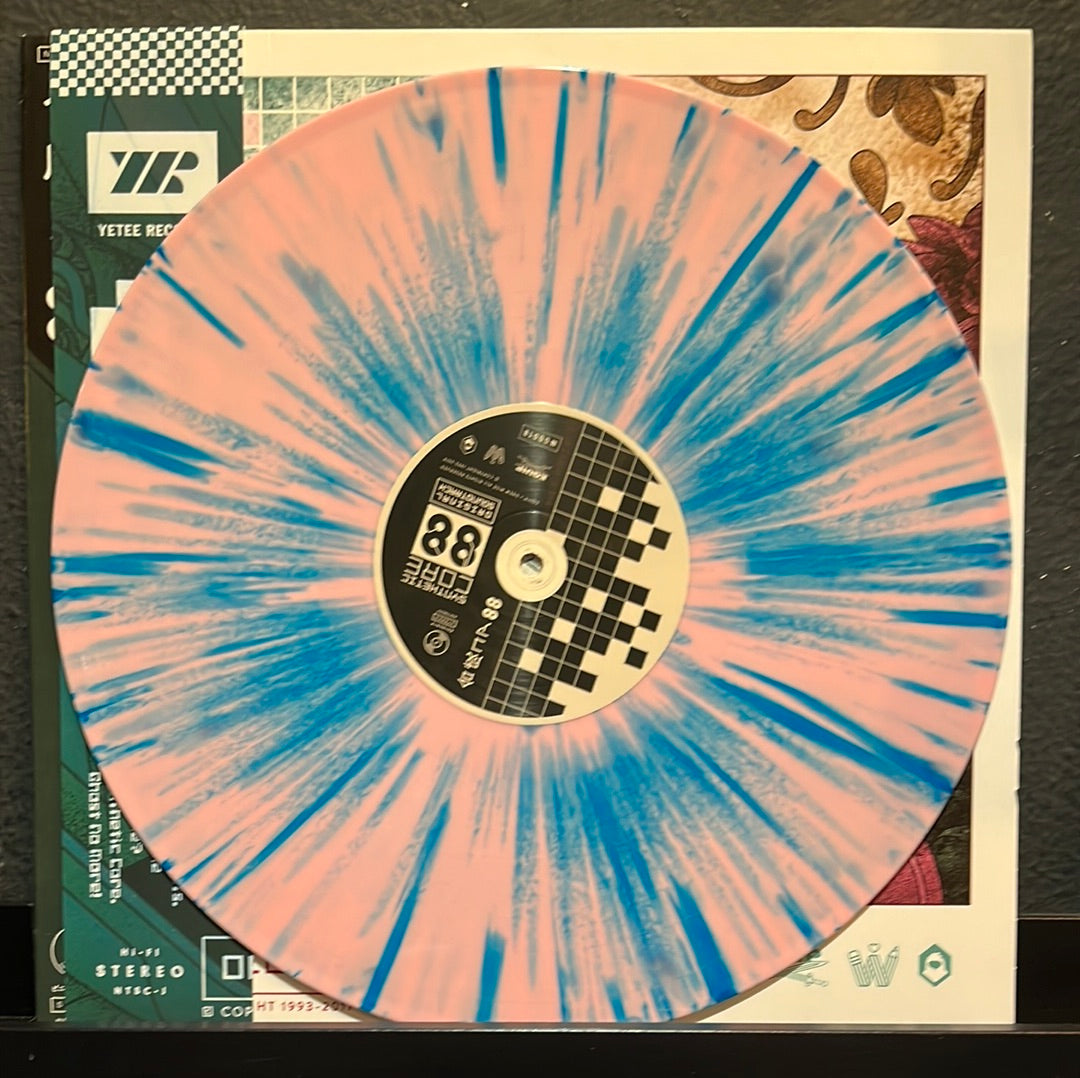 USED VINYL: Equip, Drew Wise "Synthetic Core 88" LP (Pink w/ Blue Splatter Vinyl)