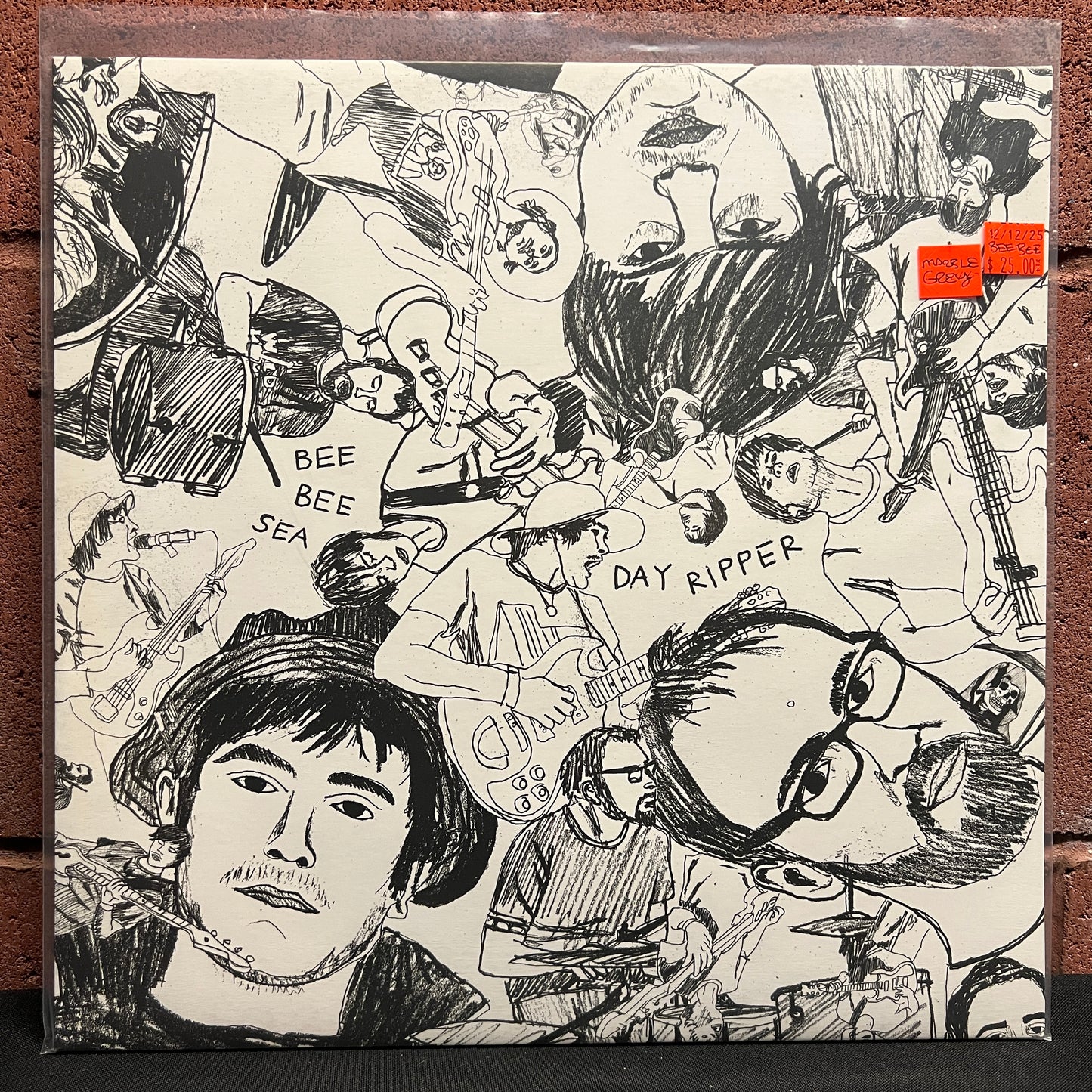 Used Vinyl: Bee Bee Sea "Day Ripper" LP (Grey Marble Vinyl)
