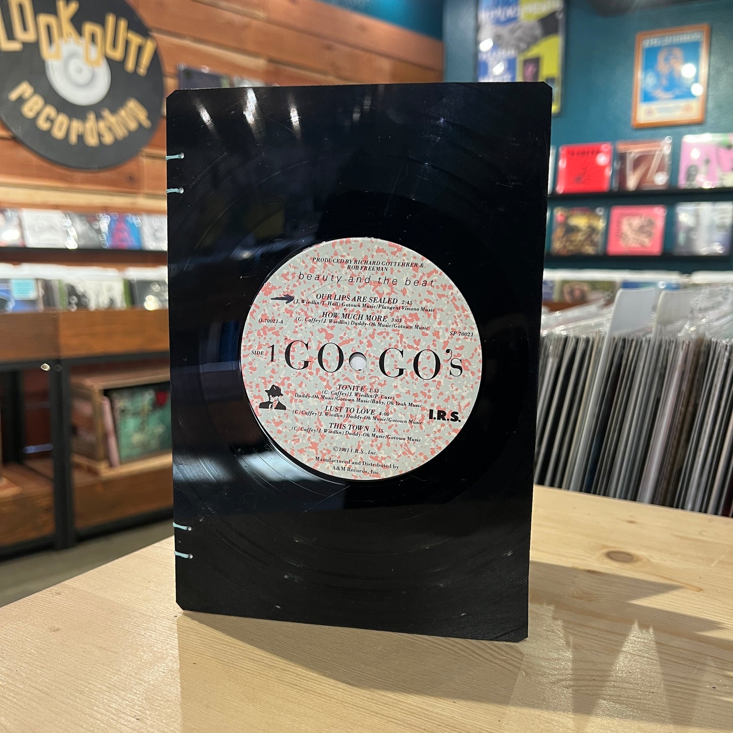 The Go-Go's / The B-52's Recycled Vinyl Journal