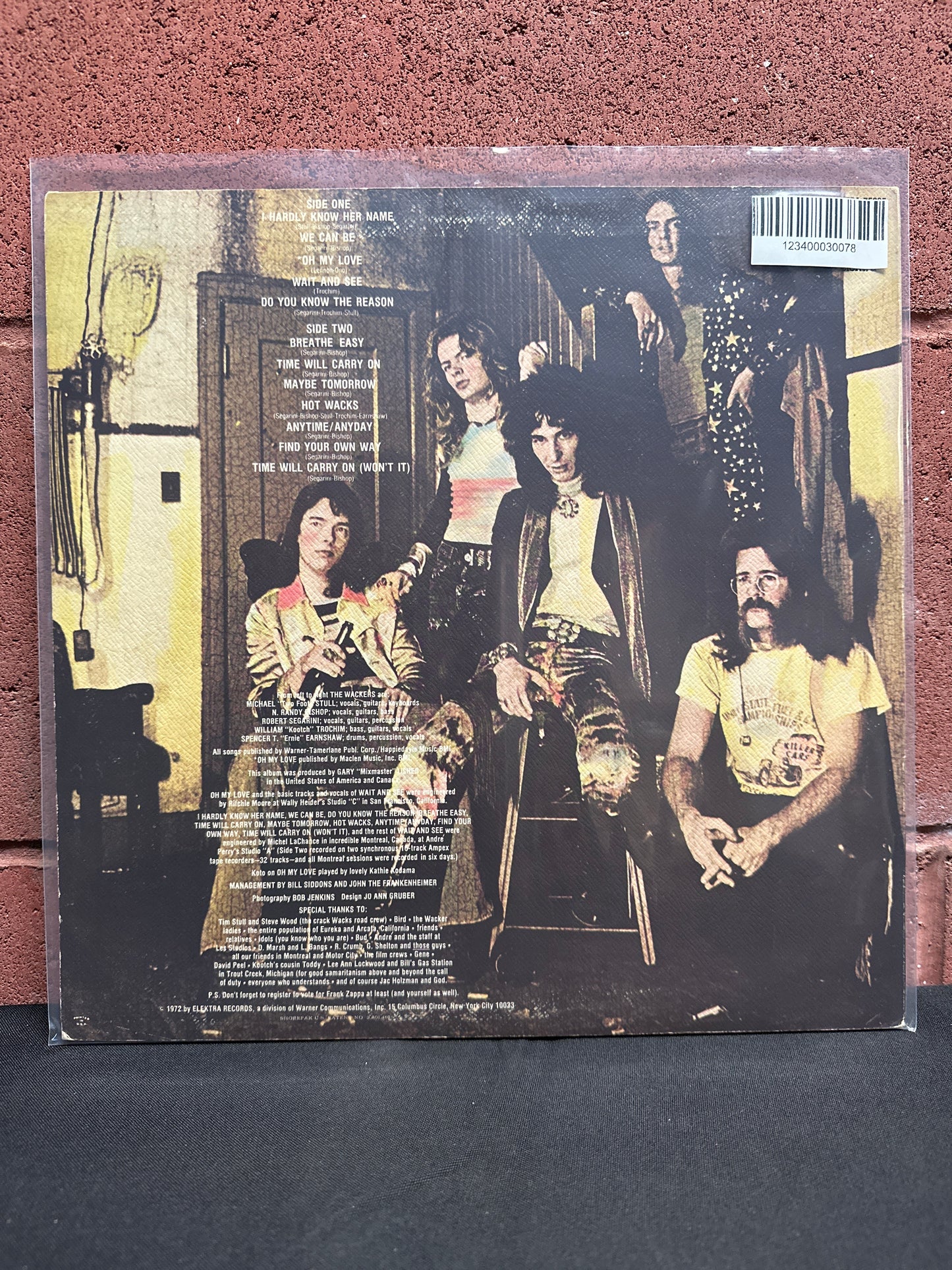 Used Vinyl:  The Wackers ”Hot Wacks” LP