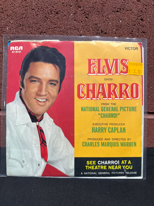 Used Vinyl:  Elvis Presley ”Charro / Memories” 7"