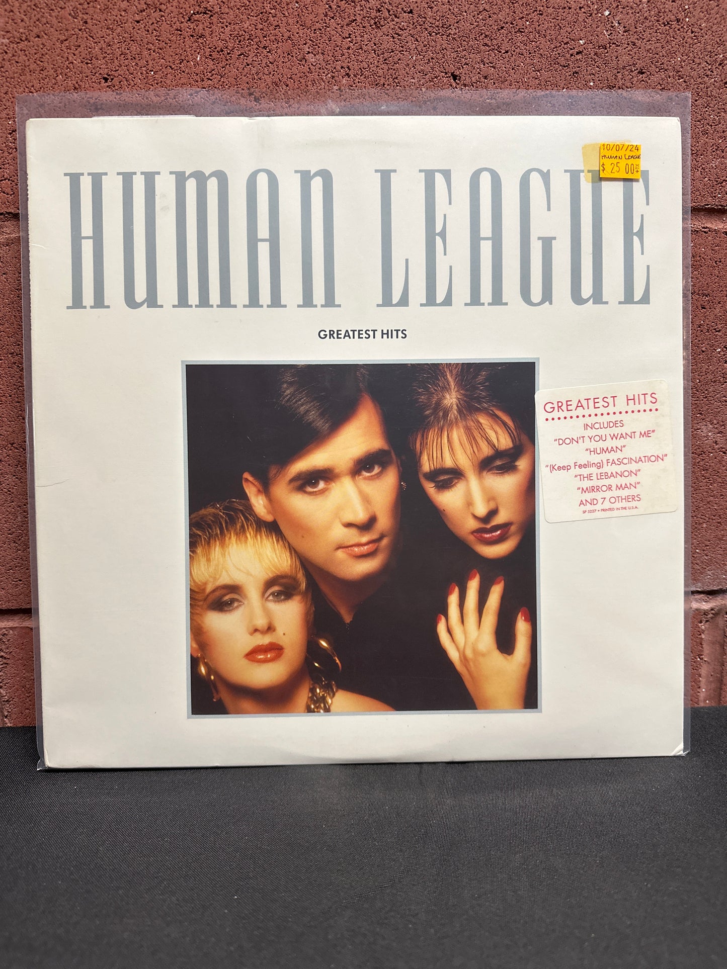 Used Vinyl:  The Human League ”Greatest Hits” LP