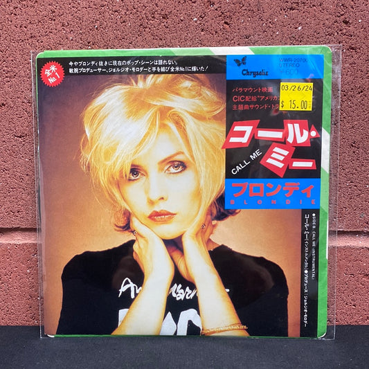 Used Vinyl:  Blondie "Call Me" 7" (Japanese Press)