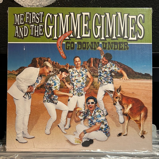 Used Vinyl:  Me First And The Gimme Gimmes ”Go Down Under” 10" (Split/Splatter Vinyl)