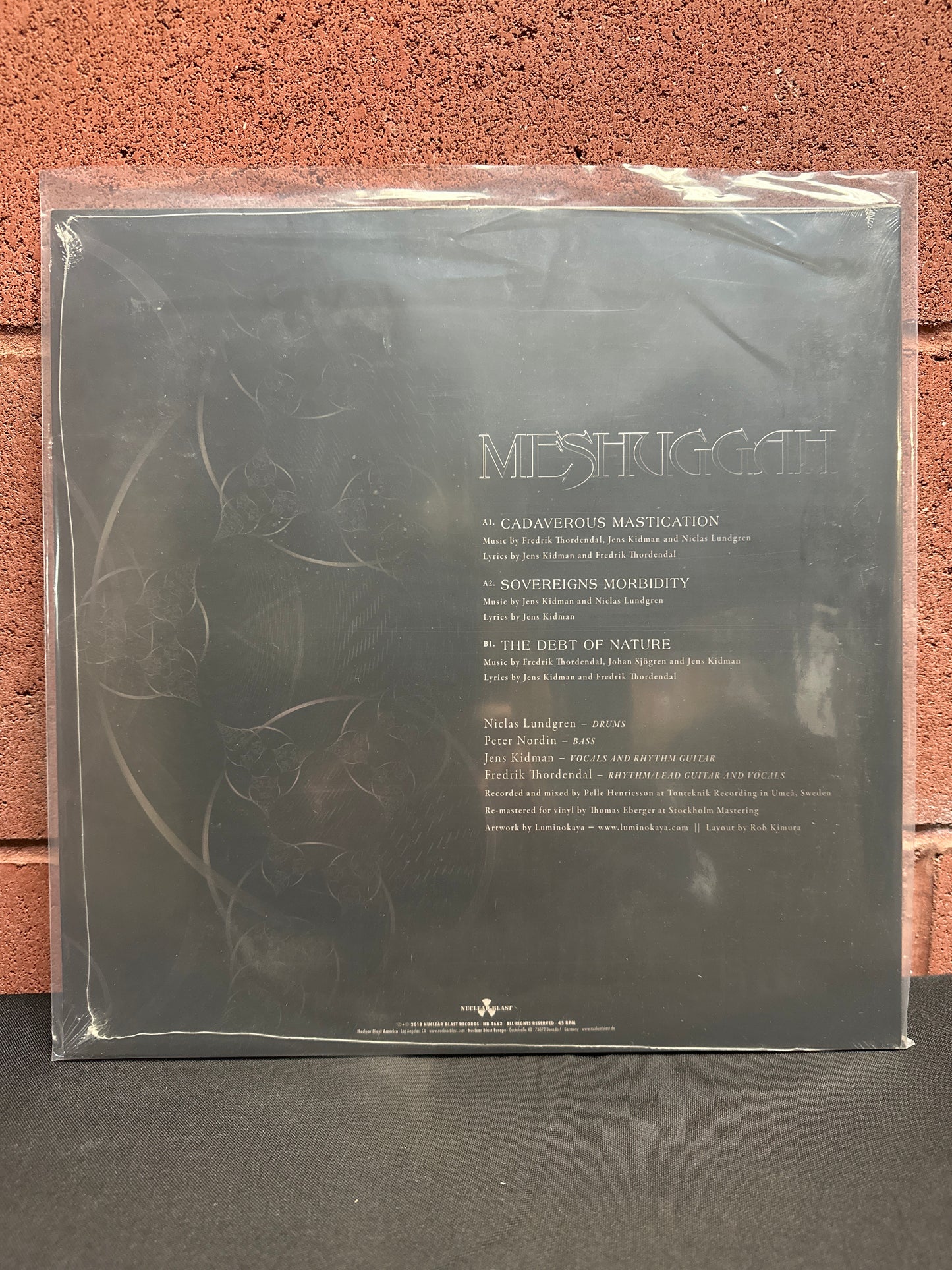 Used Vinyl:  Meshuggah ”Meshuggah” 12"