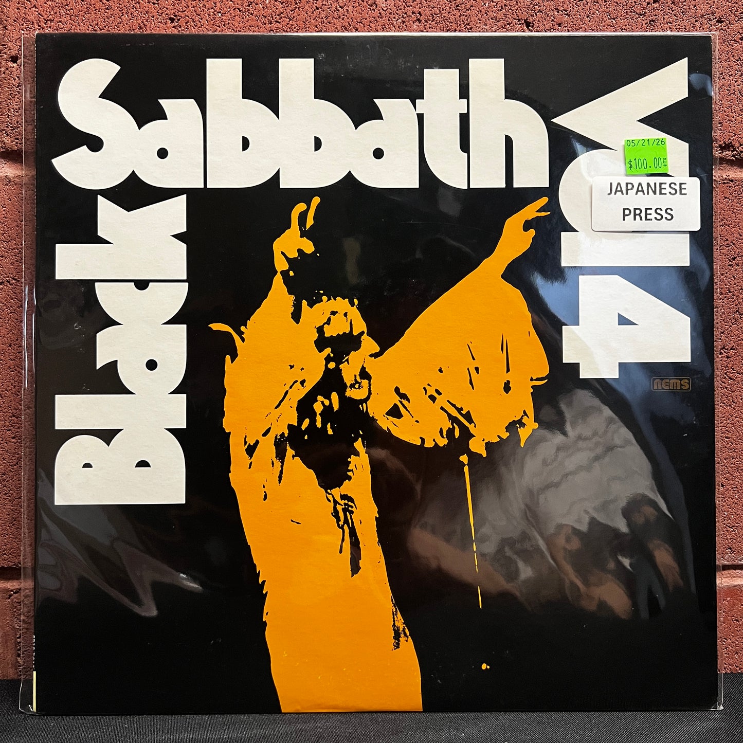 Used Vinyl: Black Sabbath "Vol. 4" LP (1980 Japanese Issue)