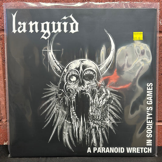 Used Vinyl:  Languid ”A Paranoid Wretch In Society's Games” LP