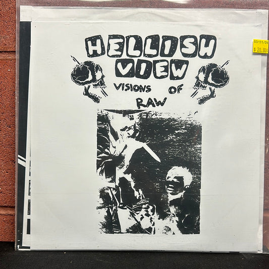 Used Vinyl:  Hellish View ”Visions Of Raw” 12" (Test Pressing)