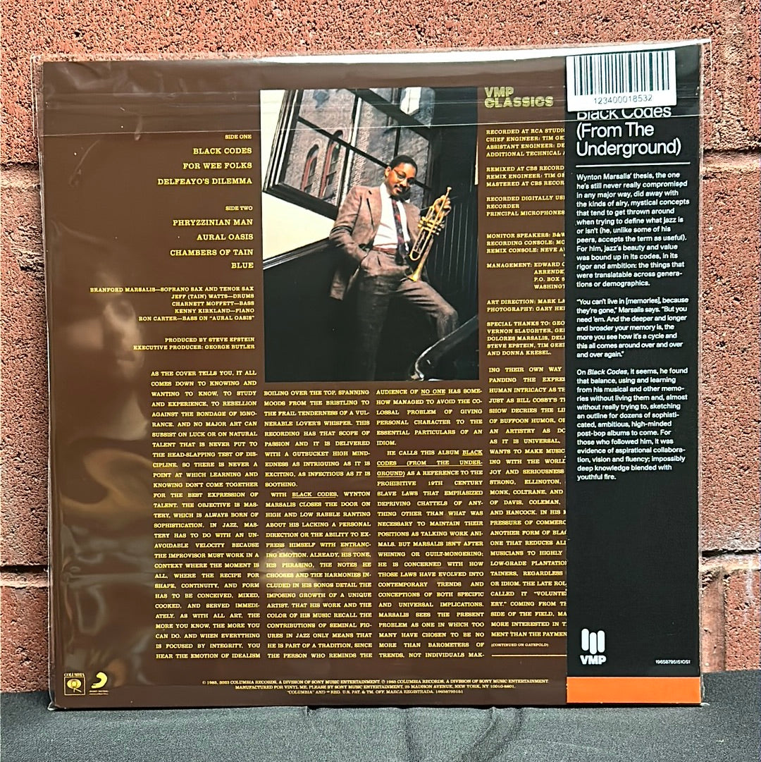 Used Vinyl:  Wynton Marsalis ”Black Codes (From The Underground)” LP