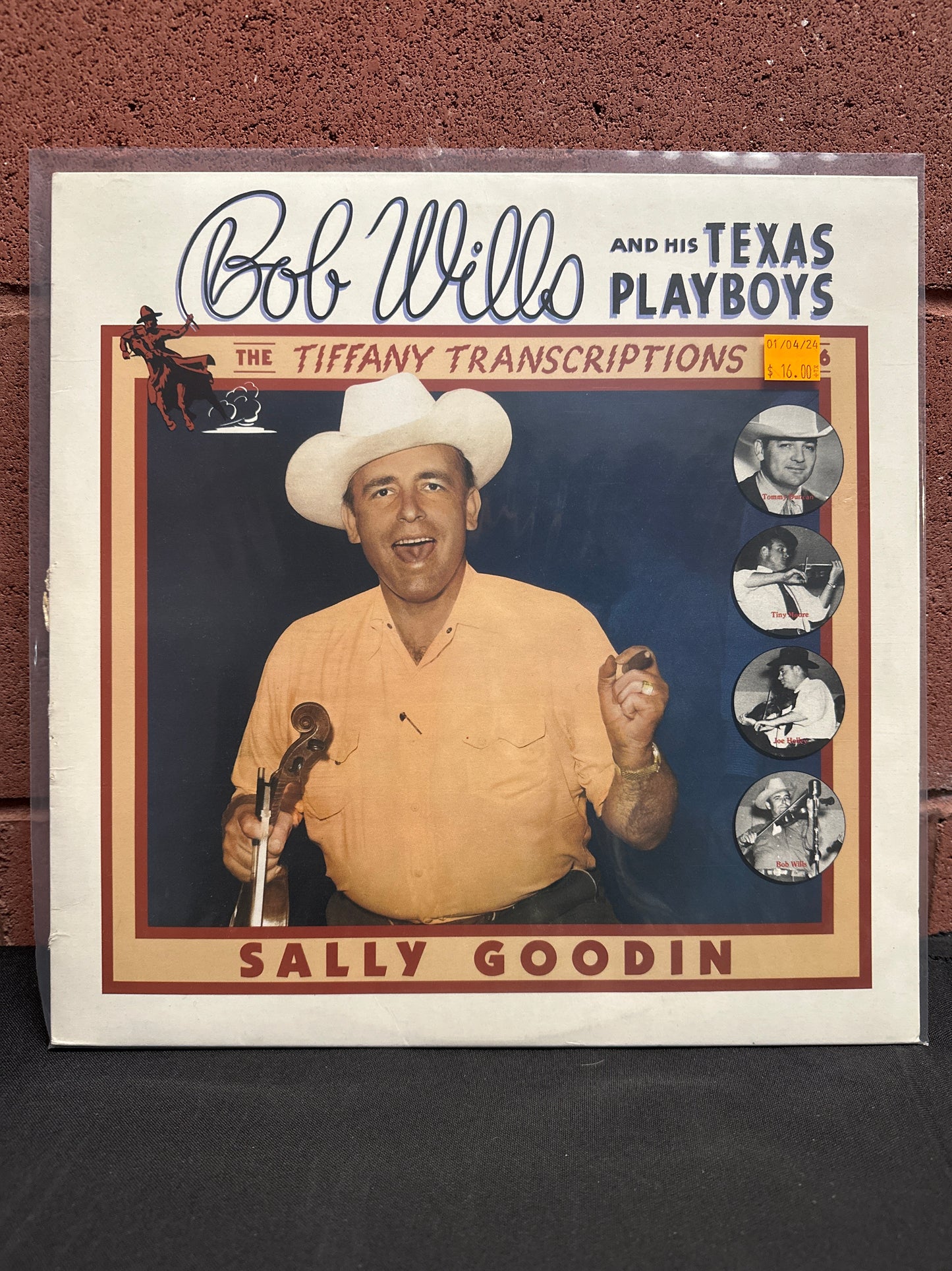 Used Vinyl: Bob Wills & His Texas Playboys ”The Tiffany Transcriptions vol. 6 Sally Goodin” LP