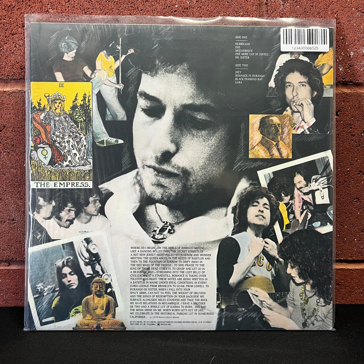 Used Vinyl: Bob Dylan "Desire" LP (1976 Press)