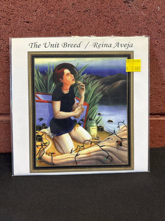 Used Vinyl:  The Unit Breed / Reina Aveja ”The Unit Breed / Reina Aveja” 7" (Gold vinyl)