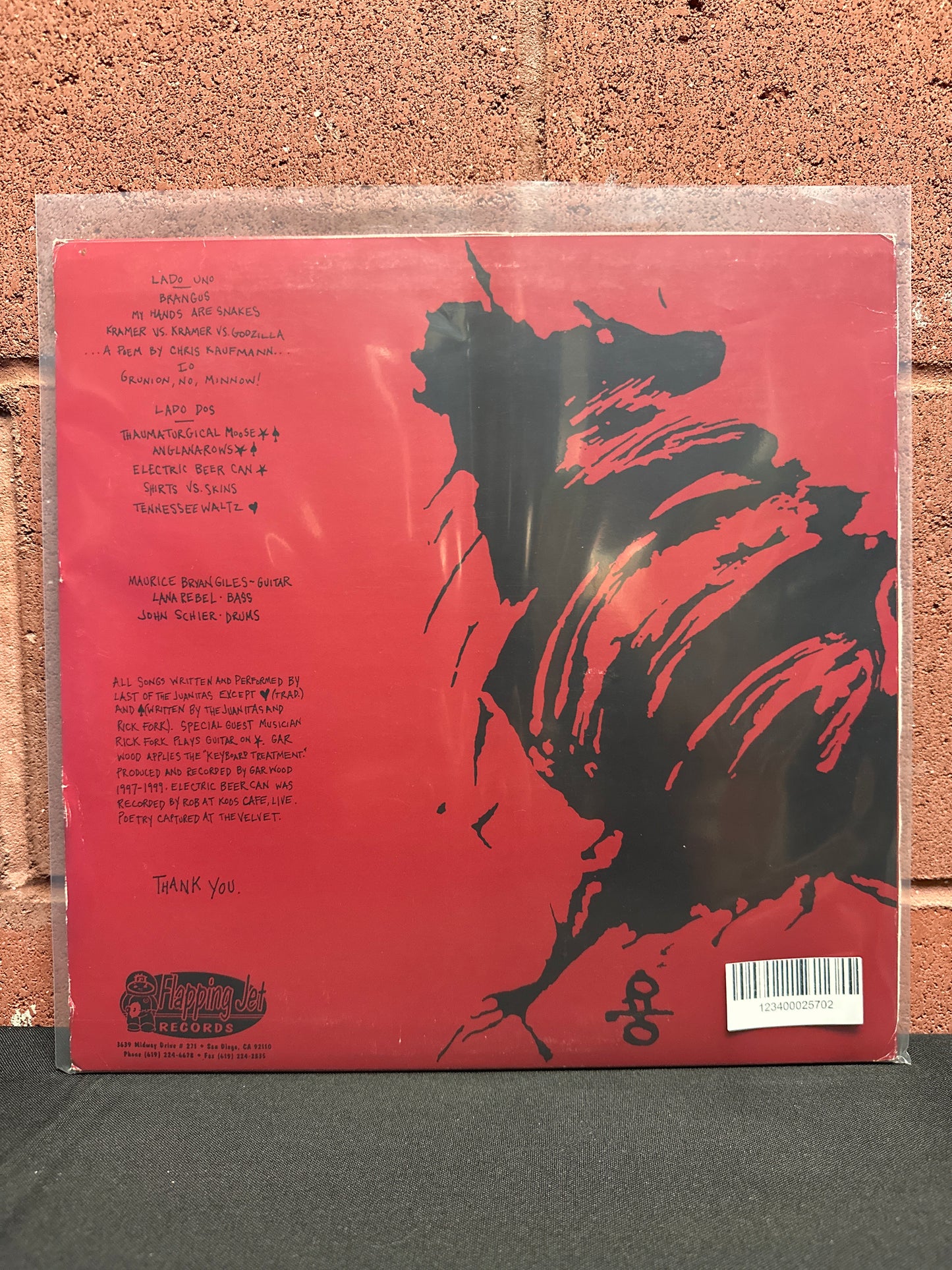 Used Vinyl:  Last Of The Juanitas ”Brangus” LP