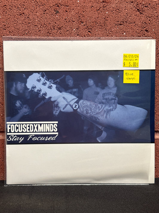 Used Vinyl:  FOCUSEDxMINDS ”Stay Focused” 7" (Blue vinyl)