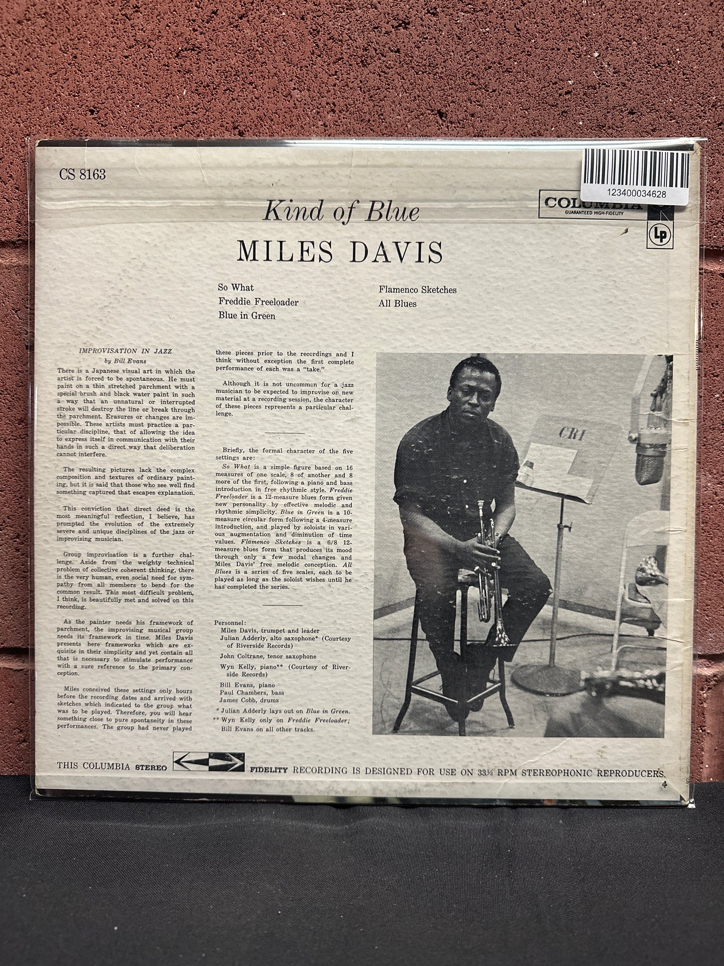 Used Vinyl:  Miles Davis ”Kind Of Blue” LP (1960 6-Eye Stereo)