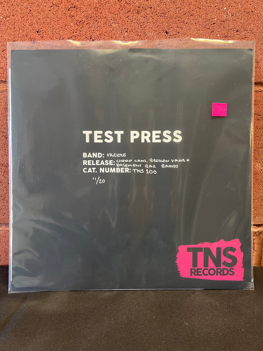 Used Vinyl: VA "TNSRecords Volume 4: Cheap Cans Broken Vans + Basement Bar Bands" 2xLP (Test Press)